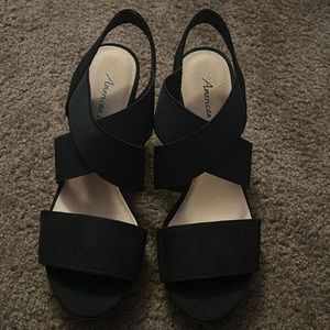 American Eagle Shoes, Wedges, Never Worn, Great Condition